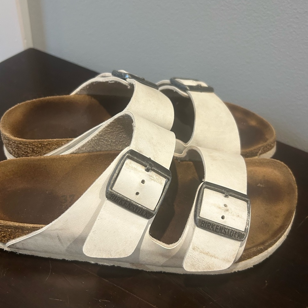 Birkenstock White Sandals